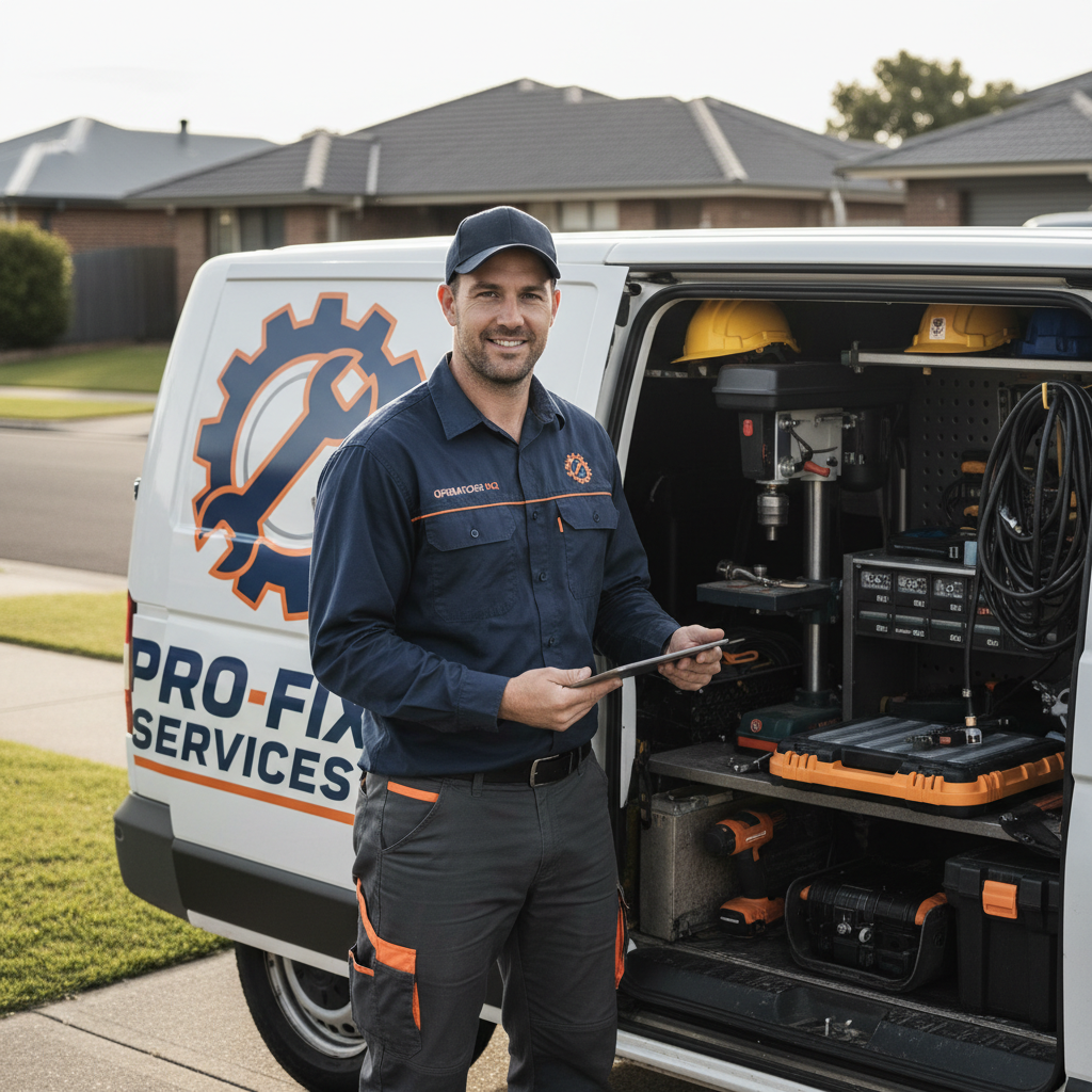 Male Australian Service Operator